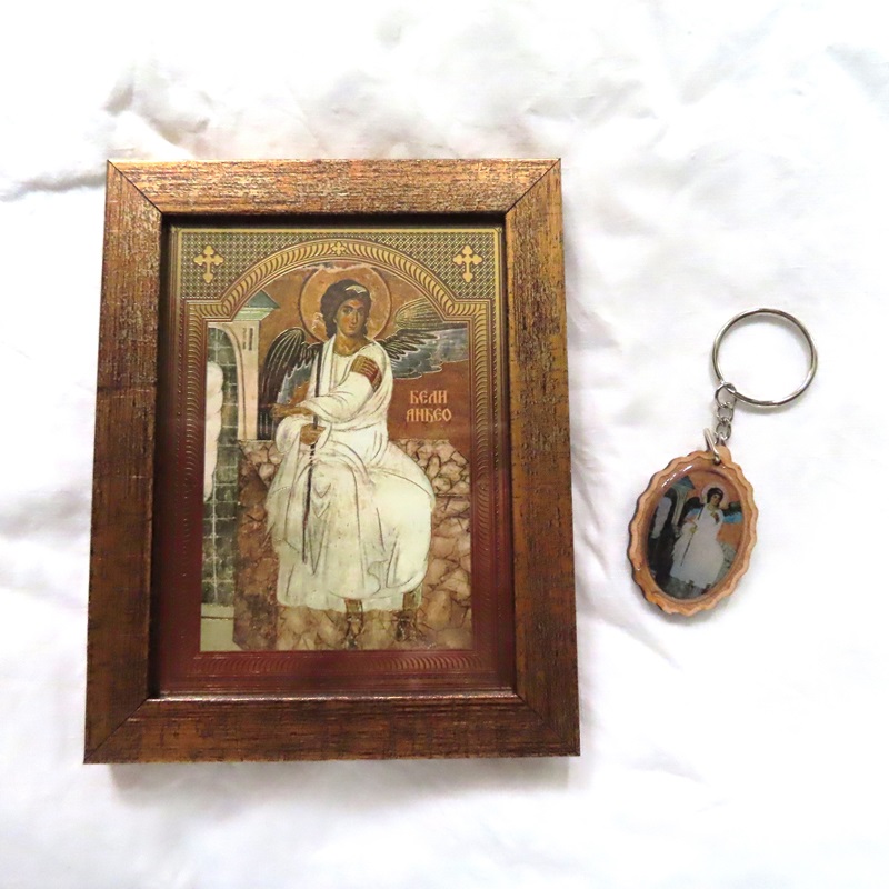 セルビア｜キーホルダー│正教会│白天使（BELI ANĐEO）│5cm